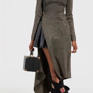 AKIRA Metallic Maxi Skirt